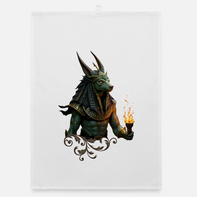 Dragon Prêtre du Feu Égyptien Torchon bio