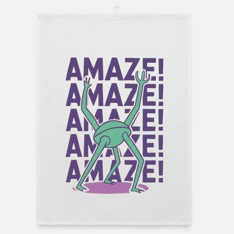 Rocky Amaze Alien Salut Torchon bio