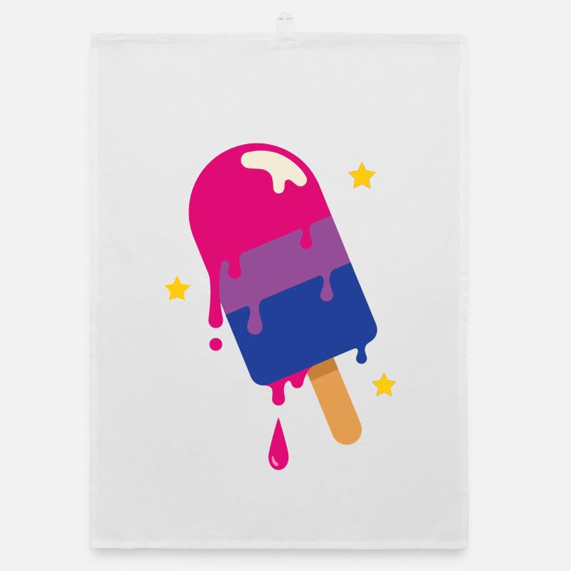Pride Month LGBT - Bisexual Organic dish towel