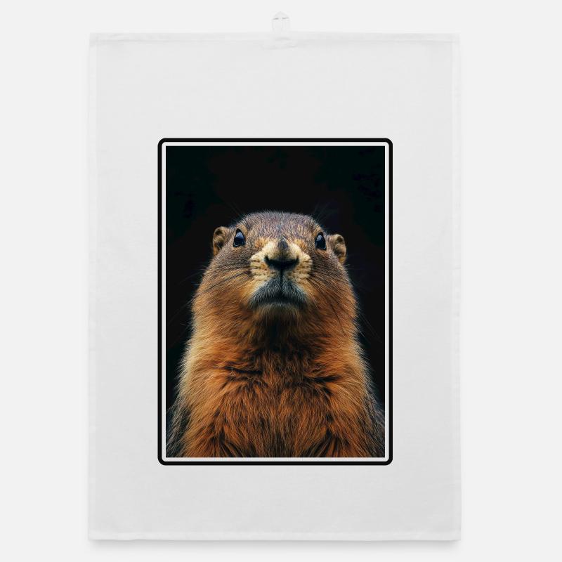 Marmottes Marmotte Torchon bio