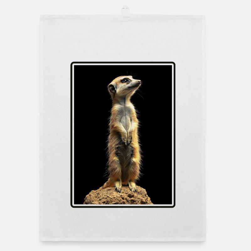 Suricate Erdmännchen Torchon bio