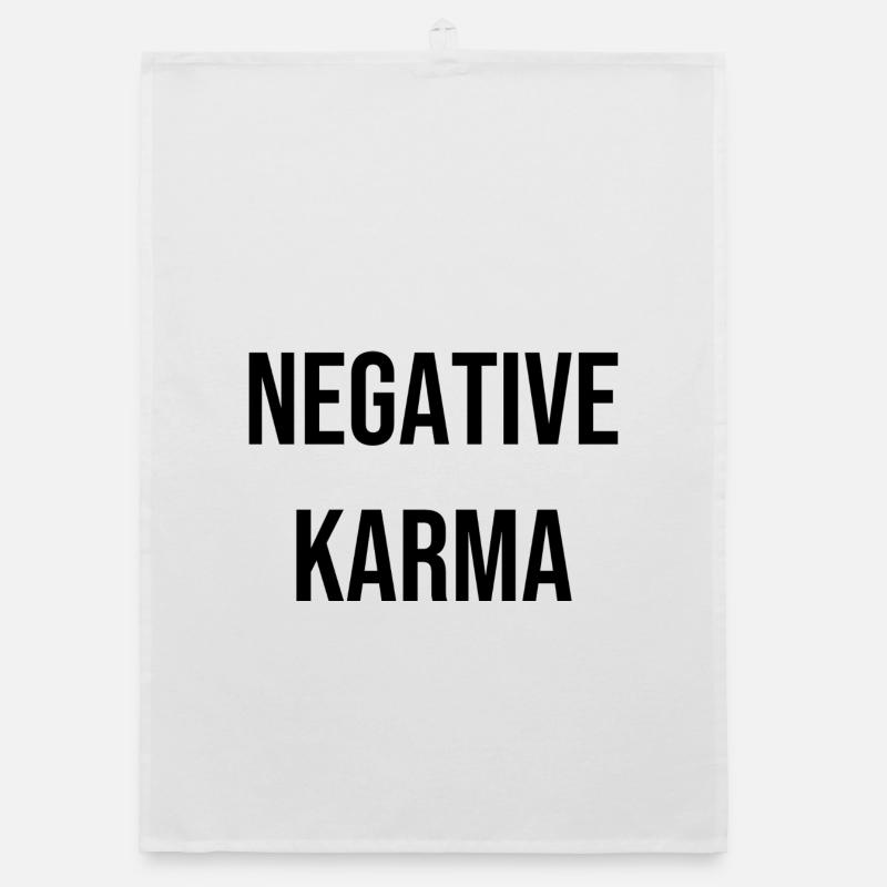 Negative Karma Organic Geschirrtuch