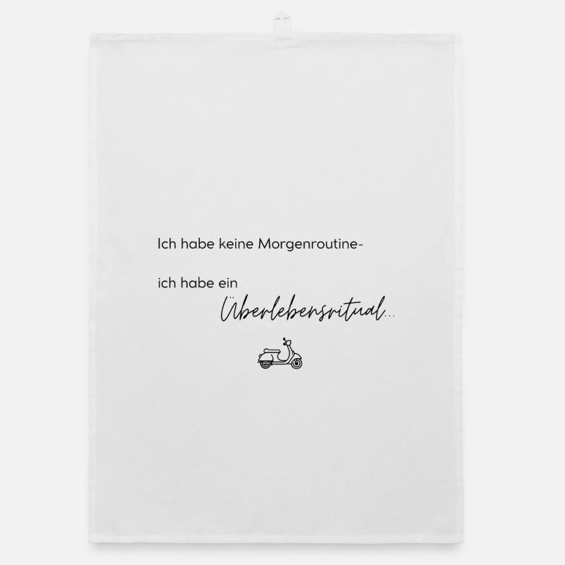 LIEBEVOLL Morgenroutine Roller Organic Geschirrtuch