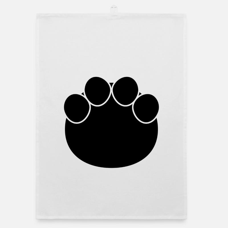 Elephant footprint Organic dish towel
