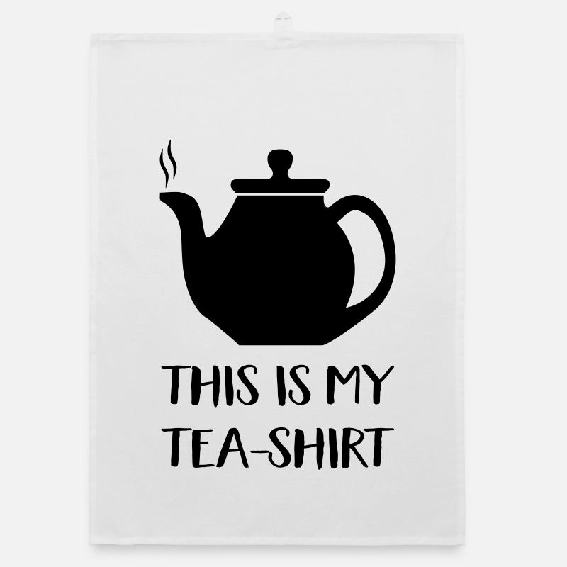 tea shirt - Torchon bio - blanc