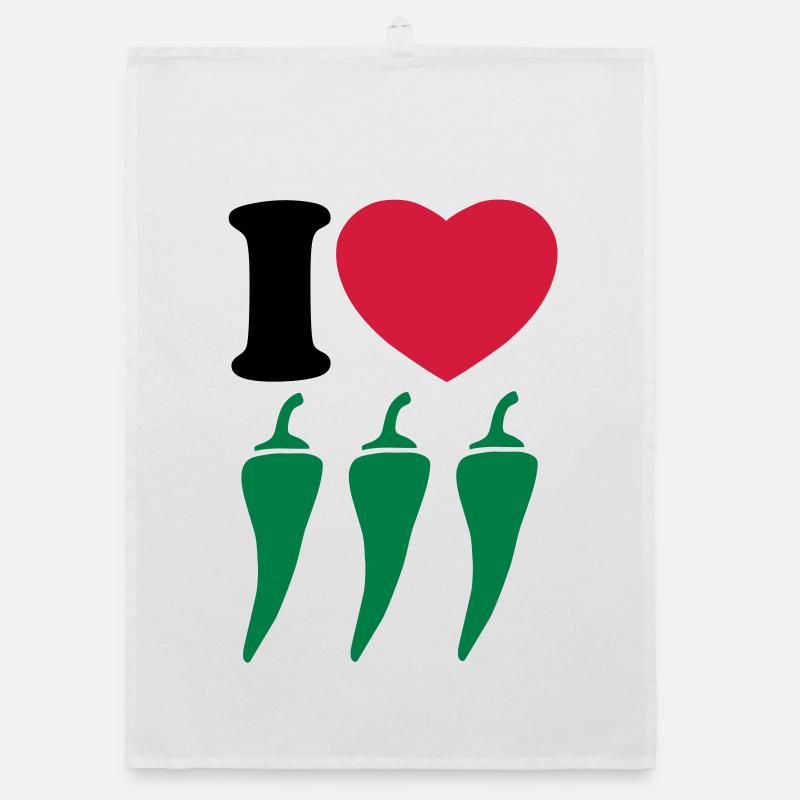 I love chilli Organic dish towel