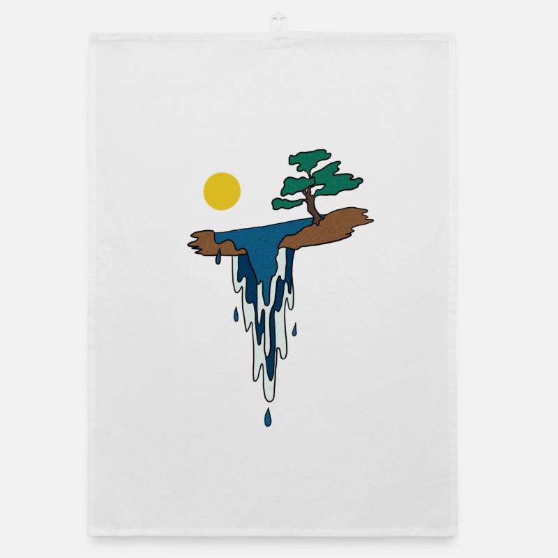 Wasserfall Organic Geschirrtuch