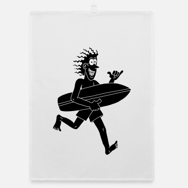 Surfeur impatient Torchon bio