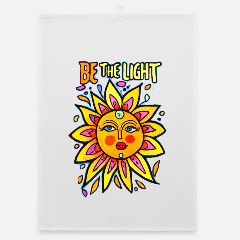Be the Light Organic Geschirrtuch