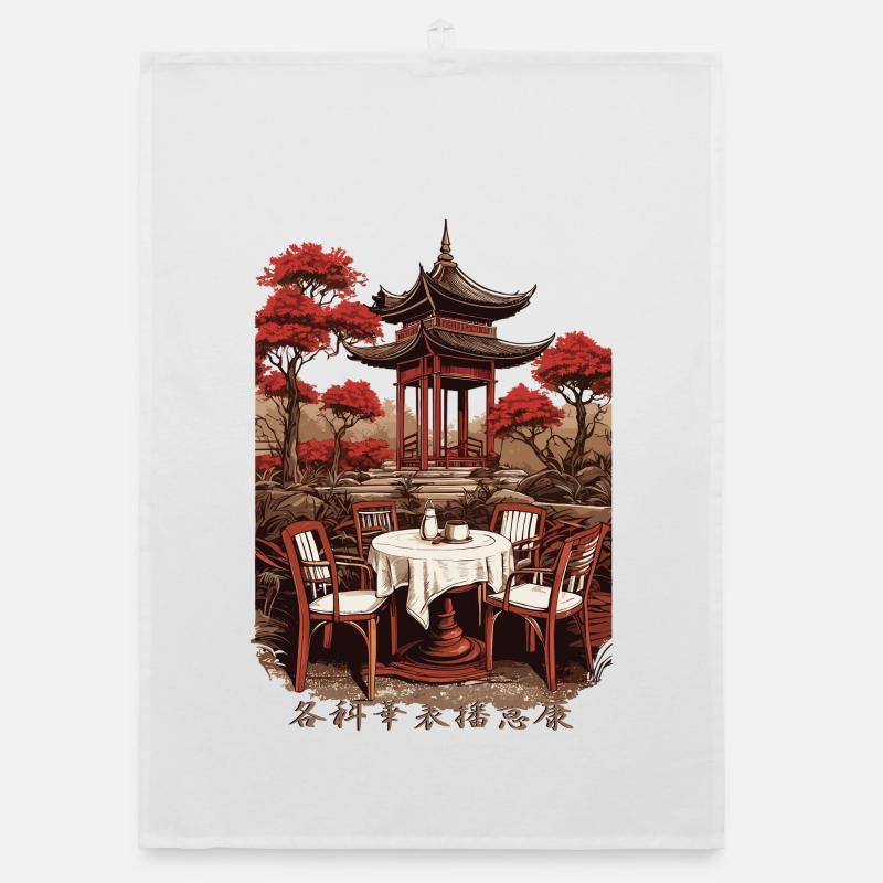 Asian Coffee Organic dish towel