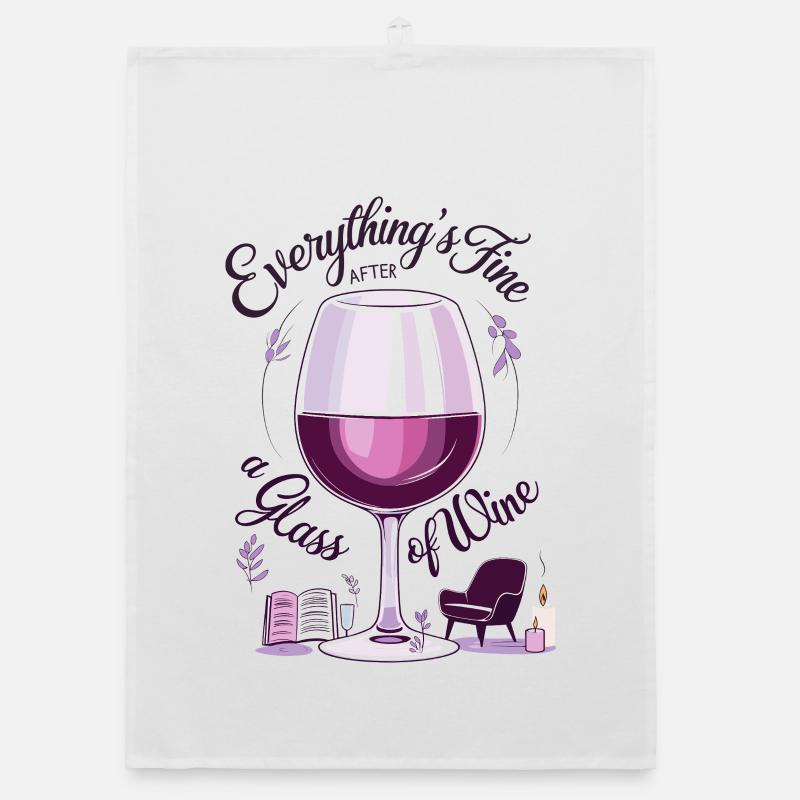 Wine enthusiasts Organic dish towel