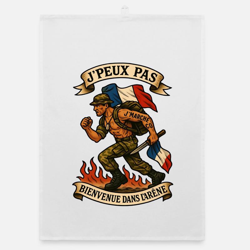 J’peux pas j’marche co Torchon bio