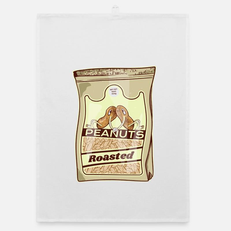 Pack rétro de cacahuètes grillées Torchon bio