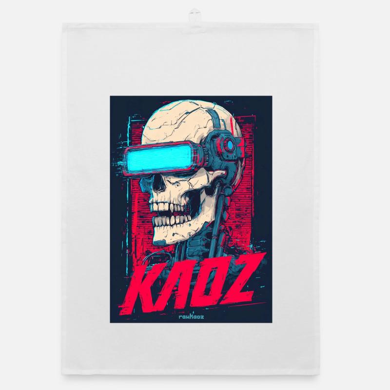 Kaoz Cyber Skull VR Neon Torchon bio