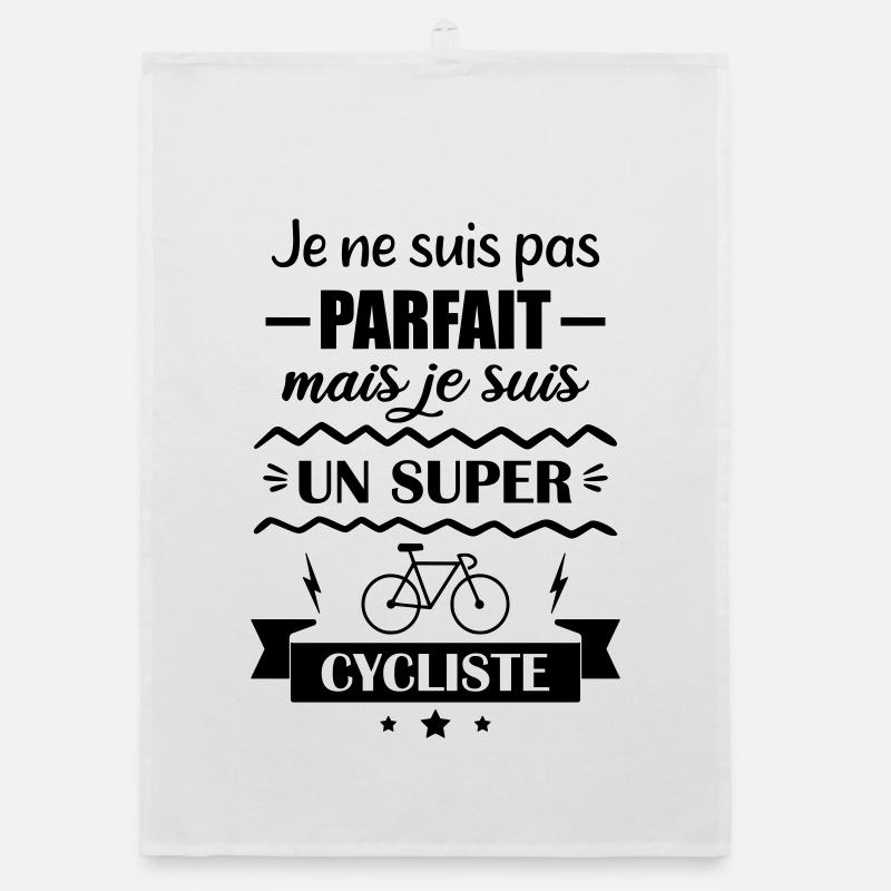 Ich bin nicht perfekt, aber ein großartiger Radfahrer Organic Geschirrtuch