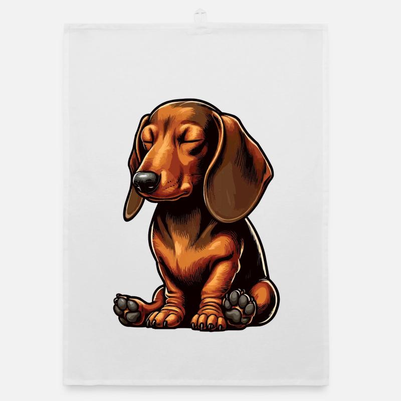 Teckel, Propriétaire de teckel, Amoureux du teckel, Teckel Torchon bio