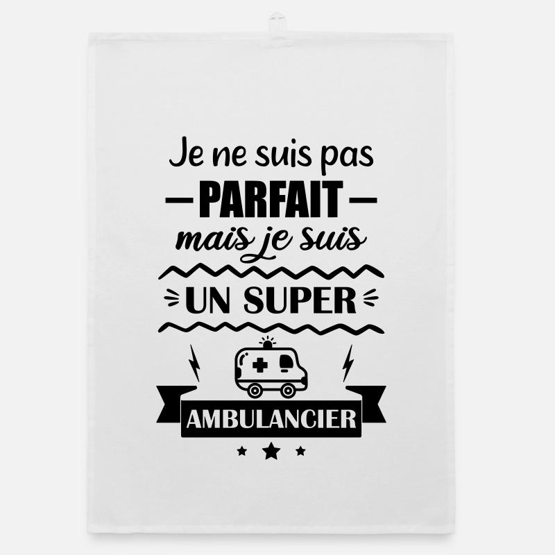 Super Ambulancier Urgences Torchon bio