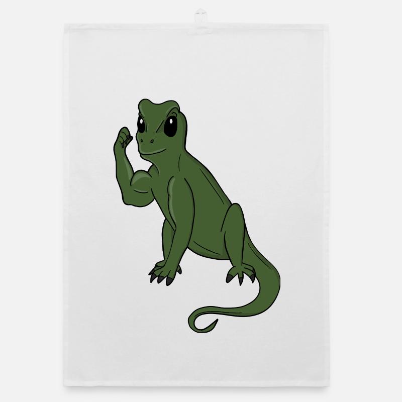 Green Lizard Flex Organic dish towel