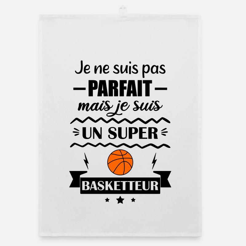 Pas parfait mais super basketteur Torchon bio
