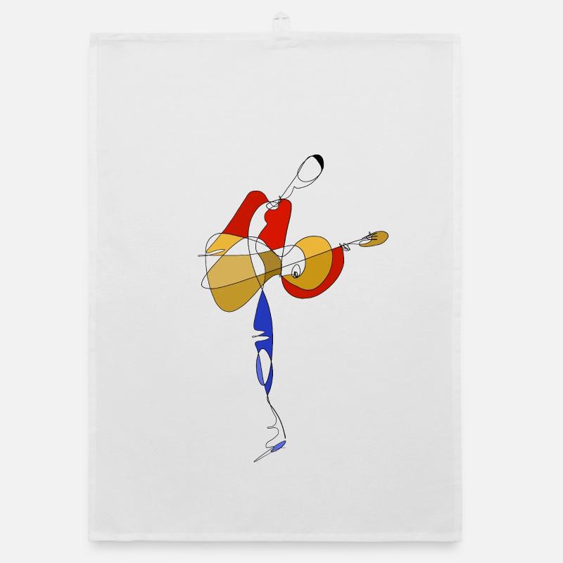 Guitarist  Organic dish towel