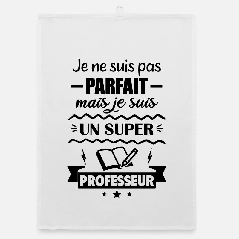 Nicht perfekt, aber toller Lehrer Organic Geschirrtuch