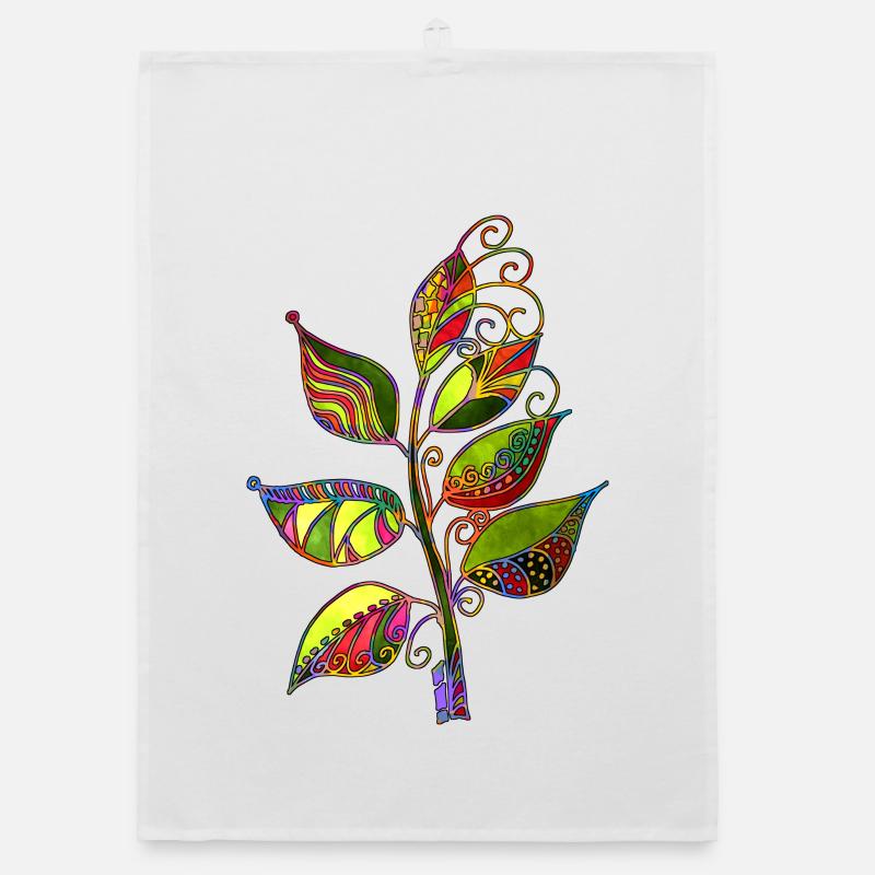 Blätter Organic Geschirrtuch