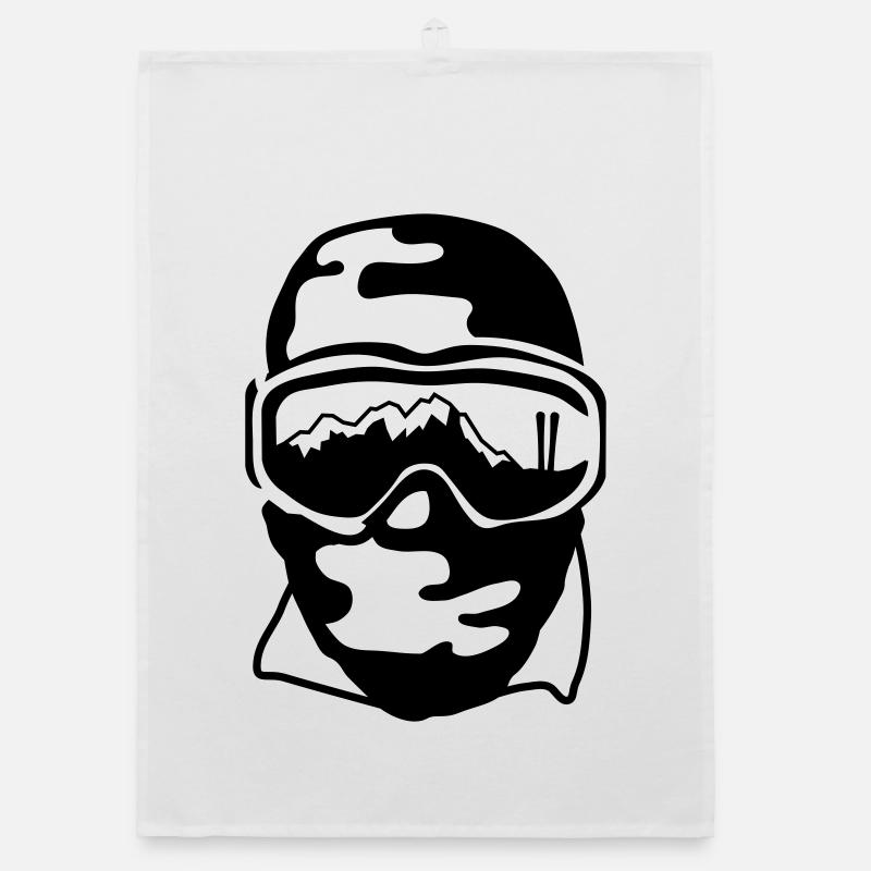 Ski goggles Organic dish towel