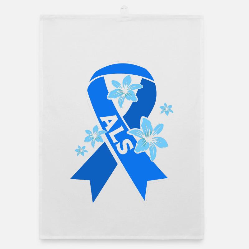 ALS nerve disease Organic dish towel