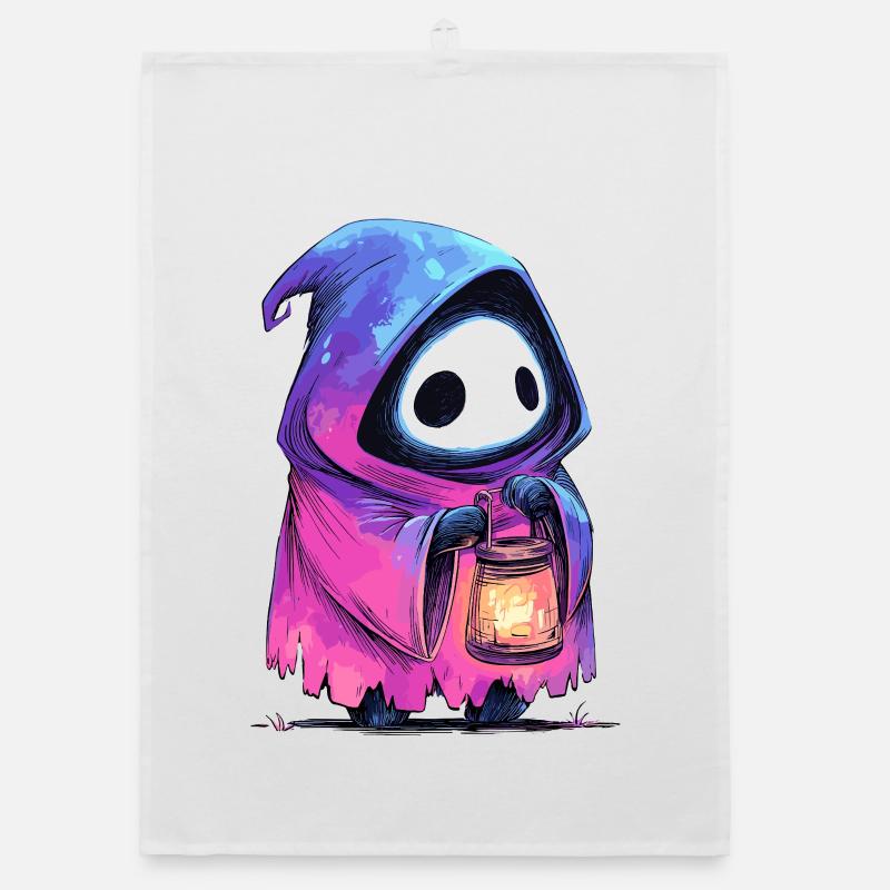 Glowing Cave Spirit Organic dish towel