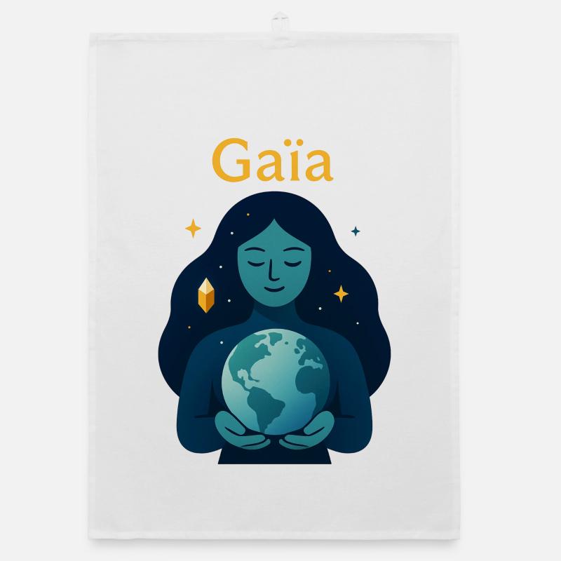 Gaïa cosmique éternelle Torchon bio