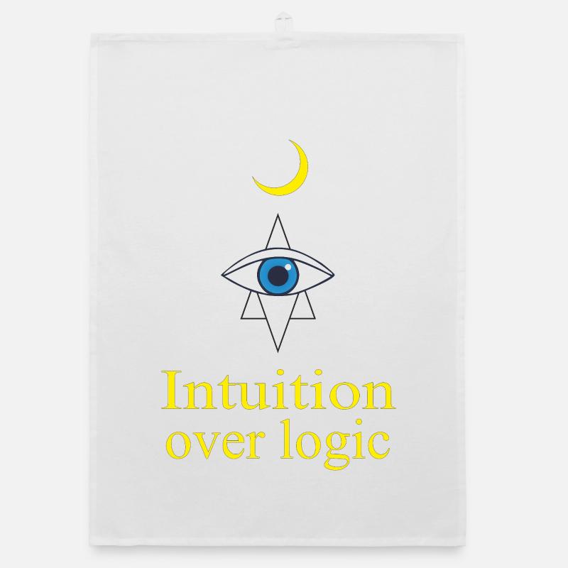 Intuition über Logik Organic Geschirrtuch