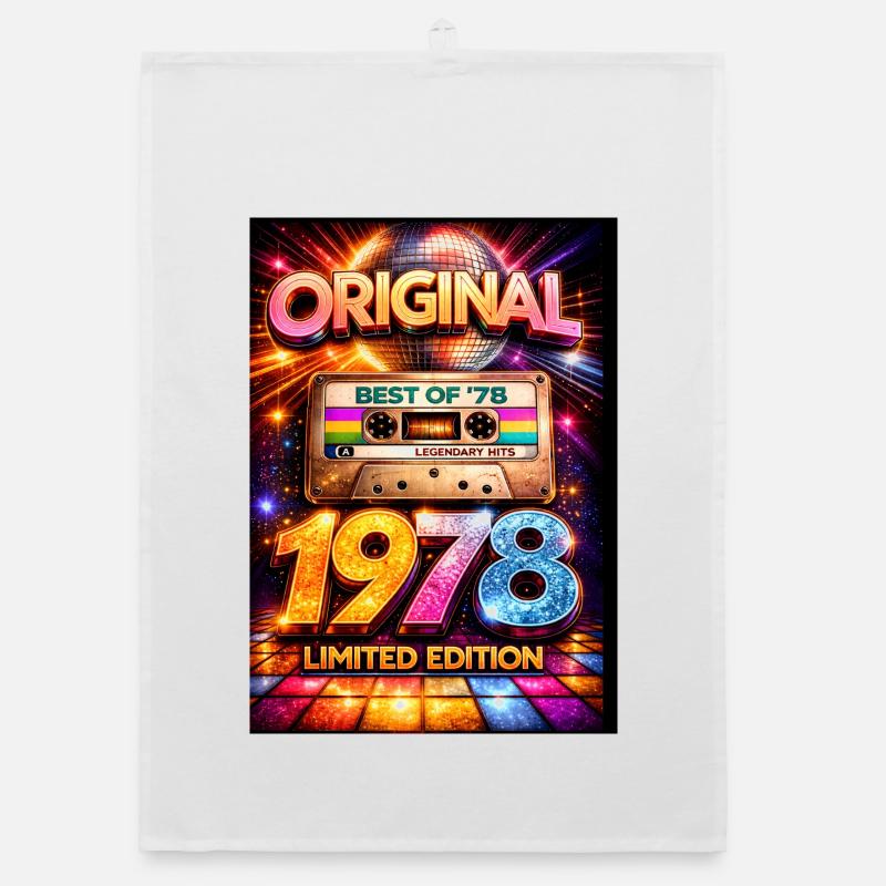 Original 1978 Retro Disco Edition Organic dish towel