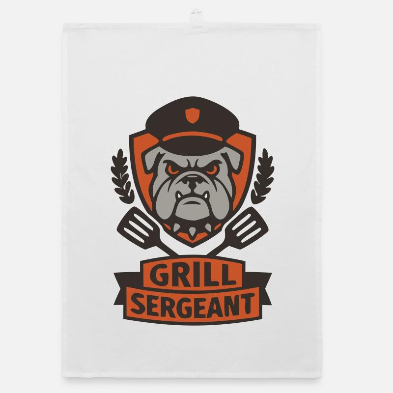 Grill Sergeant Bulldog Grill Master BBQ Dog Torchon bio