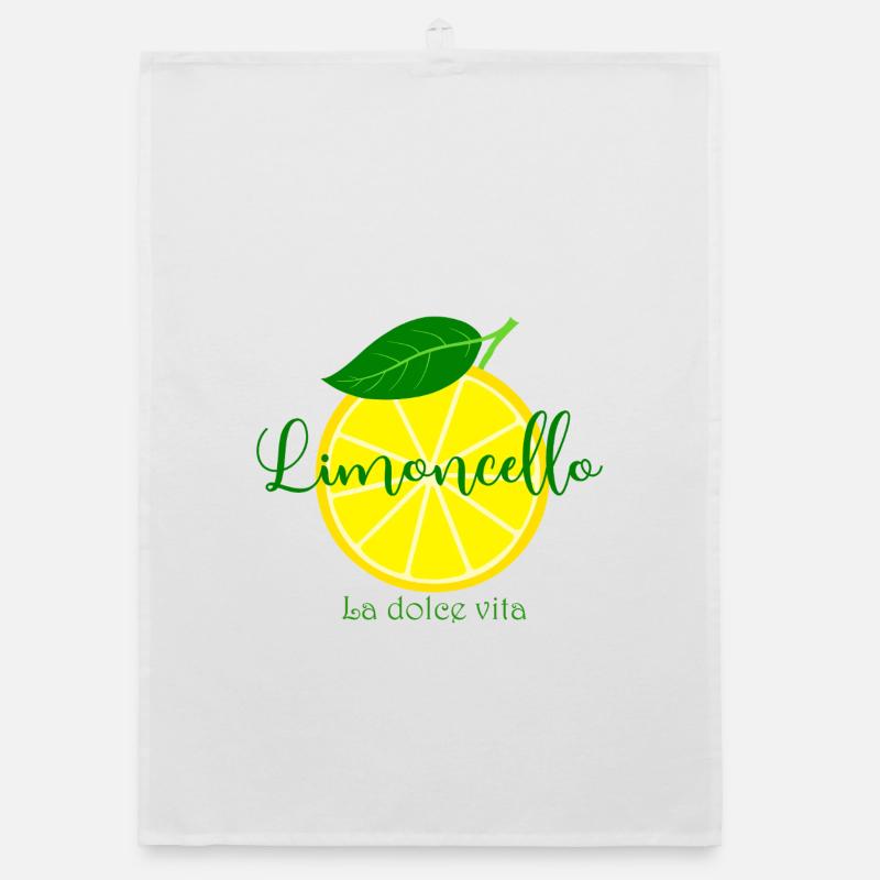 Limoncello La Dolce Vita  Organic Geschirrtuch