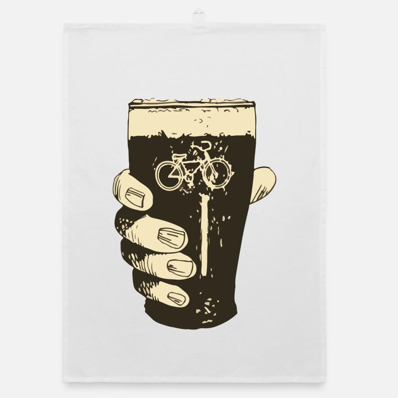 Bière et vélo Torchon bio