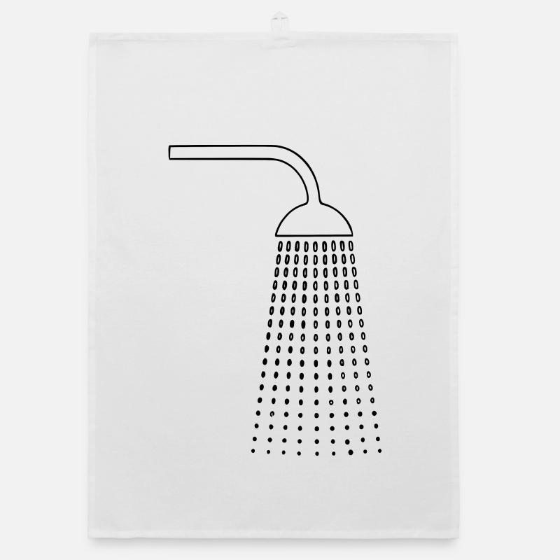 Dessins de douche Torchon bio