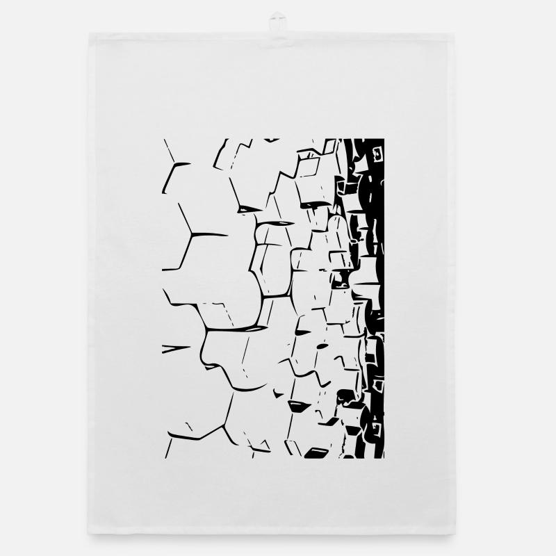 3D honeycombs Organic dish towel