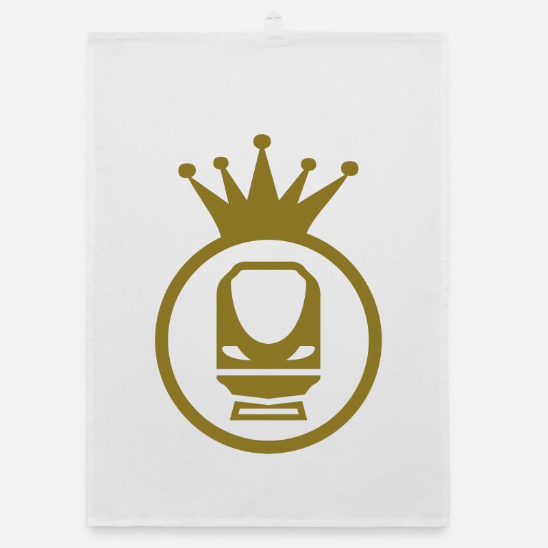 Eisenbahner / Eisenbahnen / Eisenbahn / Bahn Organic Geschirrtuch