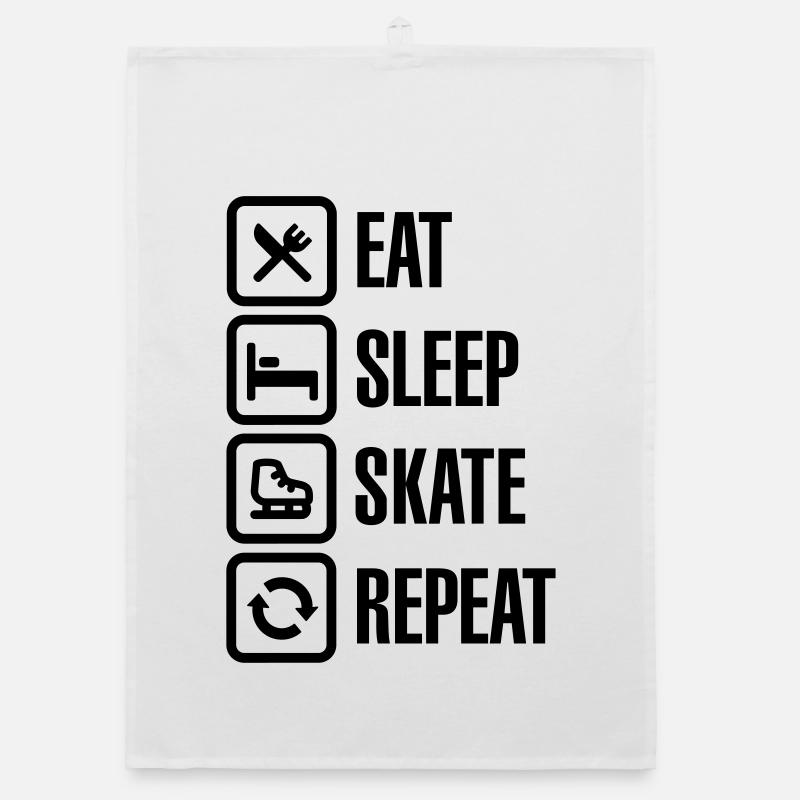 Eat sleep figure ice skate repeat Torchon bio