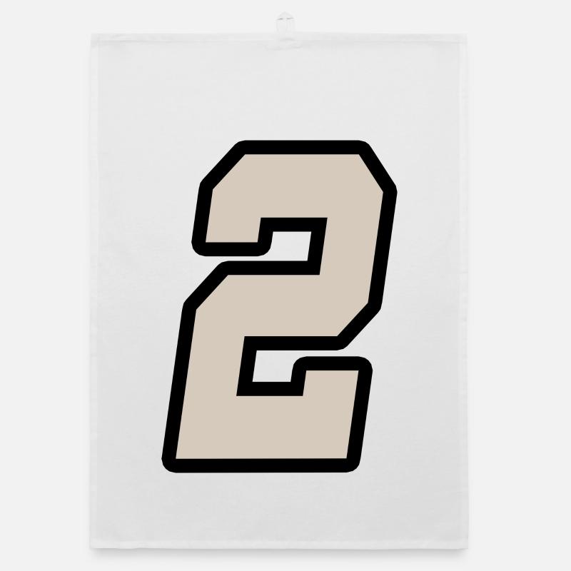 Nummer zwei 2 Organic Geschirrtuch