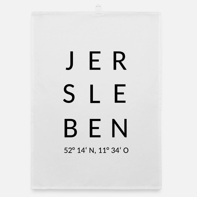 Jersleben avec longitude et latitude Torchon bio