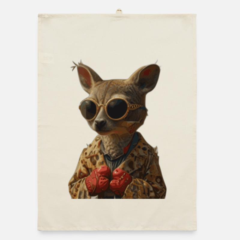 Kangaroo1 Organic Geschirrtuch