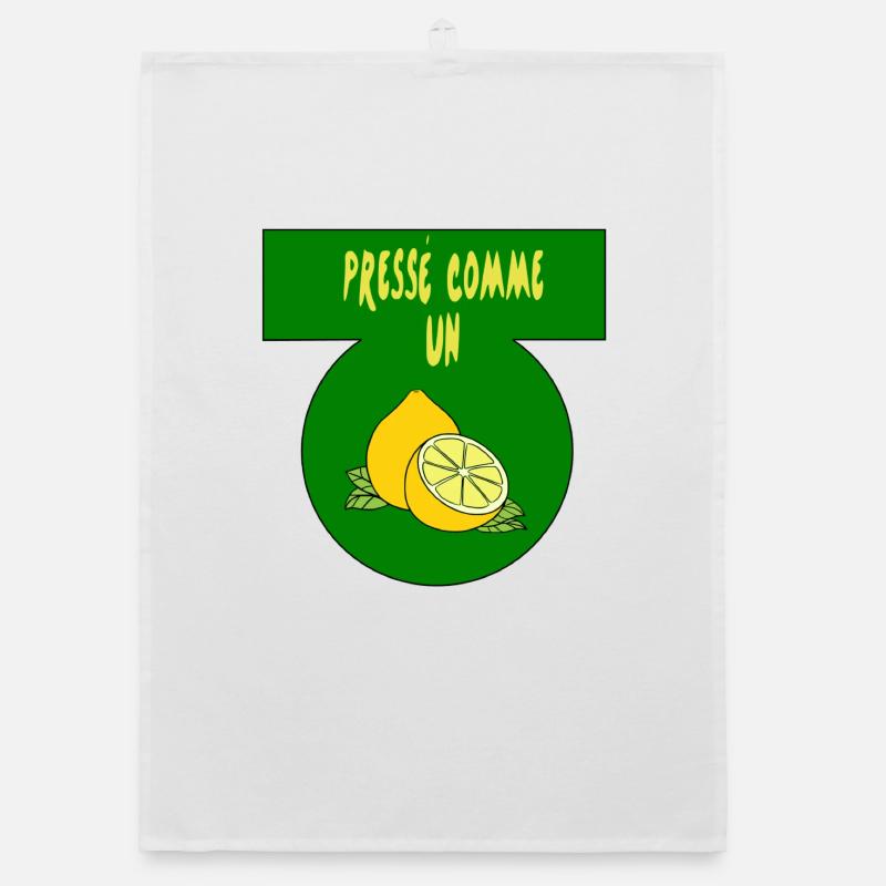 Pressé comme un citron Torchon bio