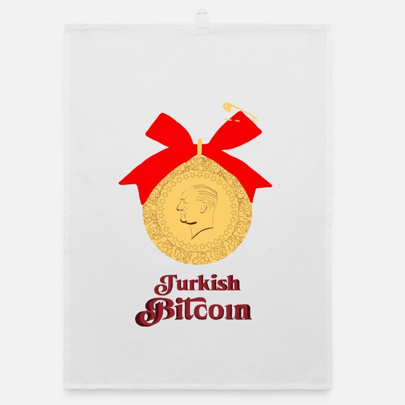 Türkischer Bitcoin Organic Geschirrtuch
