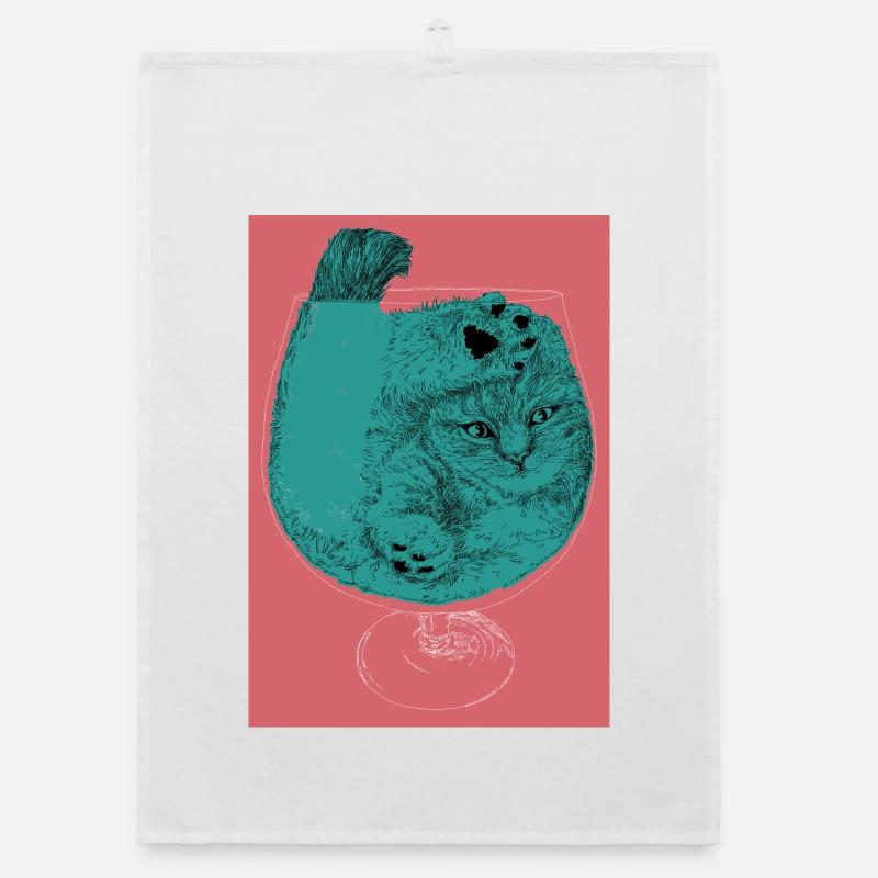 COCKTAIL CHATON Torchon bio