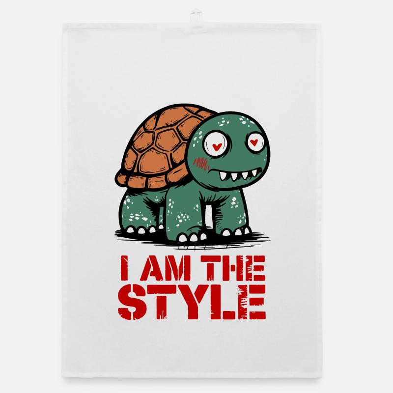 Turtle I am the Style Organic dish towel