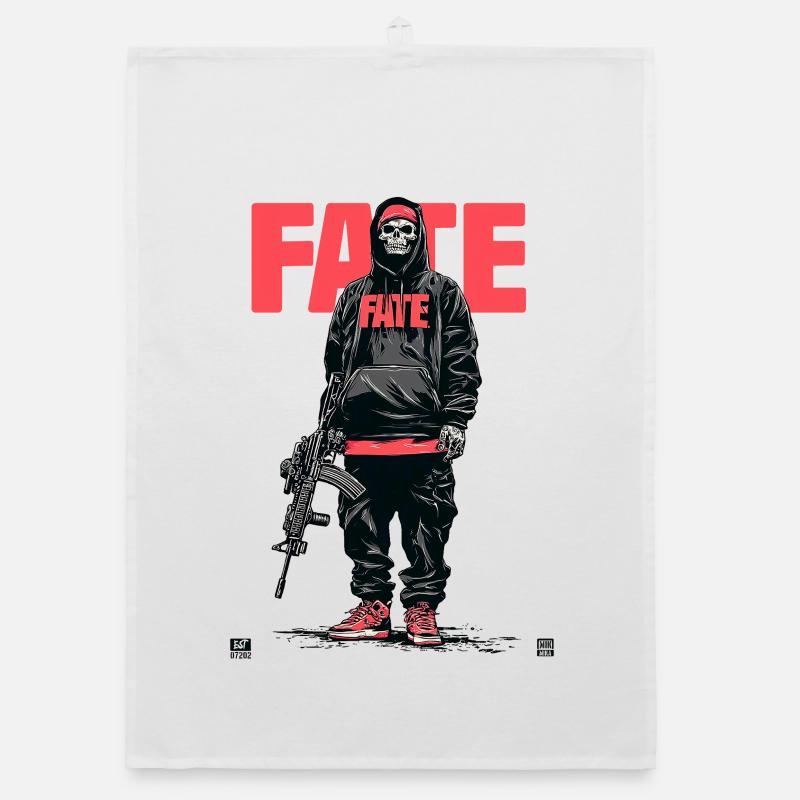 Fate Skeleton Organic dish towel