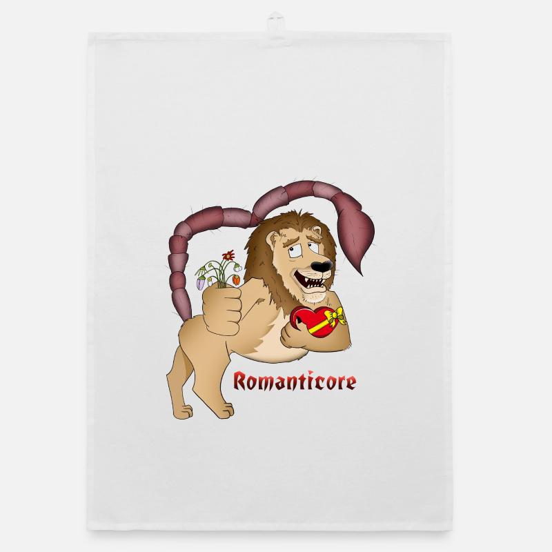 Design romantique de Manticore Torchon bio