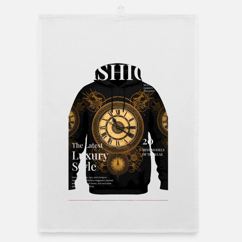 Kerndesign mit römischen Händen Organic Geschirrtuch