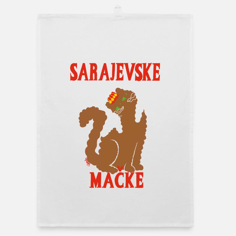 Chat de Sarajevo Bosnie  Torchon bio